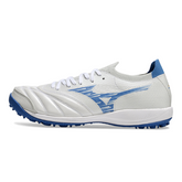 Chuteira Society TF Mizuno Neo Sala Branca e Azul-Clara