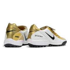 Nike Air Zoom Total 90 III TF White and Gold Society Football Boots