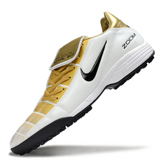 Nike Air Zoom Total 90 III TF White and Gold Society Football Boots