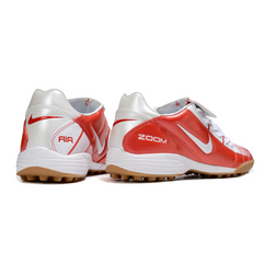 Nike Air Zoom Total 90 III TF Red and White Society Football Boots