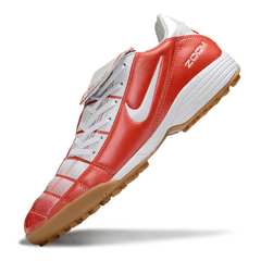 Nike Air Zoom Total 90 III TF Red and White Society Football Boots