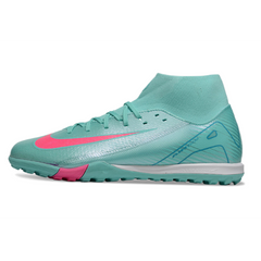 Chuteira Society Nike Zoom Mercurial Superfly 10 Academy TF Azul Claro