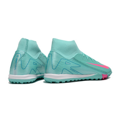 Chuteira Society Nike Zoom Mercurial Superfly 10 Academy TF Azul Claro