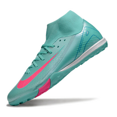 Chuteira Society Nike Zoom Mercurial Superfly 10 Academy TF Azul Claro