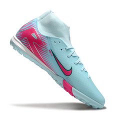 Botas de fútbol para césped Nike Zoom Mercurial Superfly 10 Academy TF azul claro