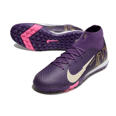 Chuteira Society Nike Zoom Mercurial Superfly 10 Academy TF Mbappe Roxa Pack