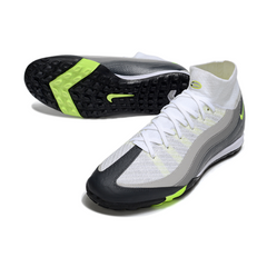 Chuteira Sociedad Nike Zoom Mercurial Superfly 10 Elite TF Air Max 95 Branca e Cinza