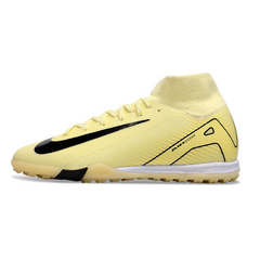 Chuteira Society TF Nike Zoom Mercurial Superfly 10 Elite Amarela e Preta