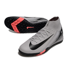 Chuteira Society Nike Zoom Mercurial Superfly 10 Elite TF Cinza e Preto