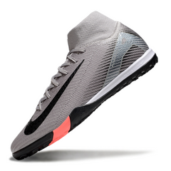 Chuteira Society TF Nike Zoom Mercurial Superfly 10 Elite Cinza