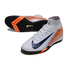 Chuteira Society TF Nike Zoom Mercurial Superfly 10 Elite Pack Electric