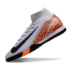 Chuteira Society TF Nike Zoom Mercurial Superfly 10 Elite Pack Electric