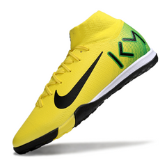 Chuteira Society Nike Zoom Mercurial Superfly 10 Elite TF Amarela Mbappe Pack