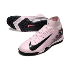 Chuteira Society Nike Zoom Mercurial Superfly 10 Elite TF Rosa e Preta