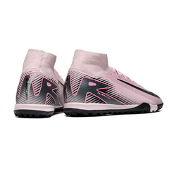 Chuteira Society Nike Zoom Mercurial Superfly 10 Elite TF Rosa e Preta