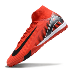 Chuteira Society Nike Zoom Mercurial Superfly 10 Elite TF Vermelho e Preto