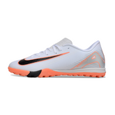 Chuteira Society Nike Zoom Mercurial Vapor 16 Academy TF Branca e Laranja