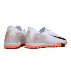 Chuteira Society Nike Zoom Mercurial Vapor 16 Academy TF Branca e Laranja