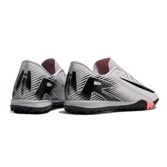 Chuteira Society TF Nike Zoom Mercurial Vapor 16 Academy Cinza e Preta