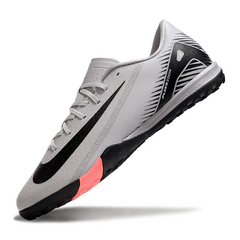 Chuteira Society TF Nike Zoom Mercurial Vapor 16 Academy Cinza e Preta