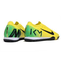 Chuteira Society Nike Zoom Mercurial Vapor 16 Elite TF Mbappe Amarela Pack