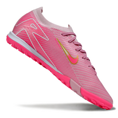 Chuteira Society TF Nike Zoom Mercurial Vapor 16 Elite Rosa-Clara