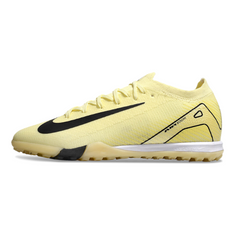 Chuteira Society TF Nike Zoom Mercurial Vapor 16 Elite Amarela e Preta