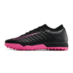 Chuteira Society Nike Phantom Ultra Venom TF Elite Preto e Rosa - VENI Futebol