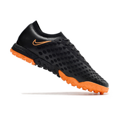 Chuteira Society Nike Phantom Ultra Venom TF Elite Preta e Laranja - VENI Futebol