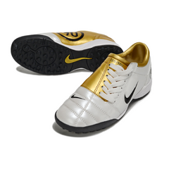 Nike Total 90 III TF White and Gold Society Football Boots