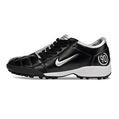 Chuteira Society Nike Total 90 III TF Cinza e Preta