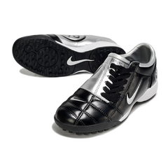 Chuteira Society Nike Total 90 III TF Cinza e Preta