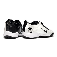 Nike Total 90 III TF White and Black Society Football Boots