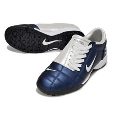 Chuteira Society TF Nike Total 90 III Azul e Branca