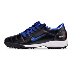 Chuteira Society TF Nike Total 90 III Preta e Azul