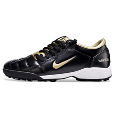 Chuteira Society TF Nike Total 90 III Preta e Dourada