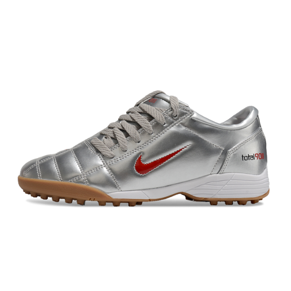 Chuteira Society Nike Total 90 III TF Prata VENI Futebol