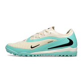 Chuteira Society Nike Phantom 6 Elite TF Branca e Azul Claro