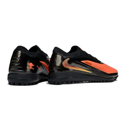 Chuteira Society Nike Phantom 6 Elite TF Laranja e Preta