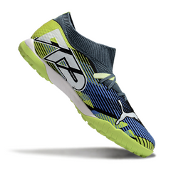 Puma Future 7 TF Blue and Green Society Football Boots