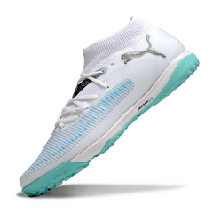Puma Future 8 TF White and Light Blue Society Football Boots