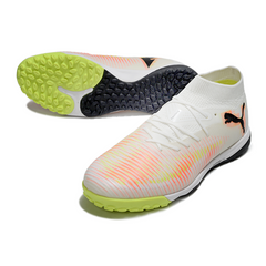 Puma Future 8 TF White and Orange Society Football Boots