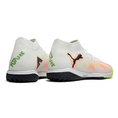 Puma Future 8 TF White and Orange Society Football Boots