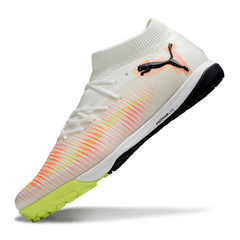 Puma Future 8 TF White and Orange Society Football Boots
