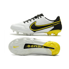 Chuteira Campo FG Nike Tiempo Legend 9 Elite Amarela e Preta