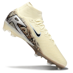 Chuteira Campo FG Nike Air Zoom Mercurial Superfly 10 Elite Bege Infantil