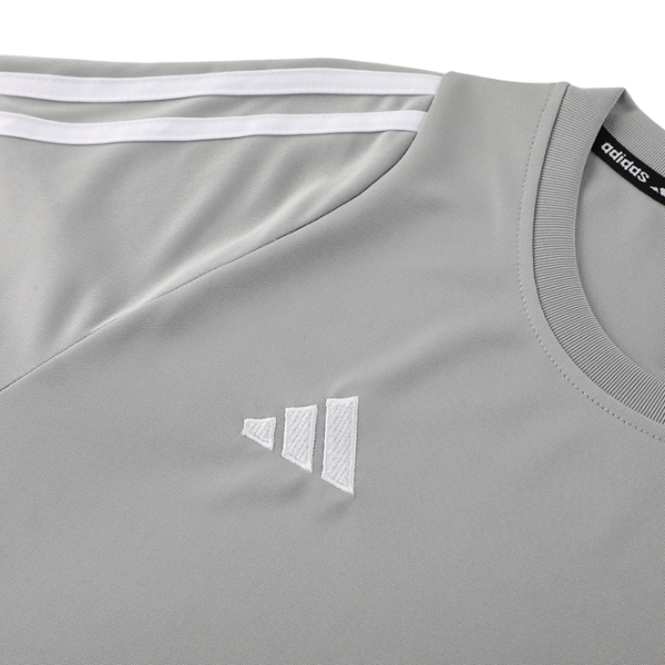 Conjunto Adidas Camiseta + Short Cinza e Branco - VENI Futebol