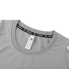 Conjunto Adidas Camiseta + Short Cinza e Branco - VENI Futebol