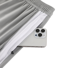 Conjunto Adidas Camiseta + Short Cinza e Branco - VENI Futebol