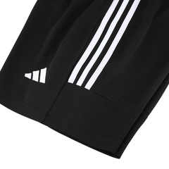 Conjunto Adidas Camiseta + Short Laranja e Preta - VENI Futebol